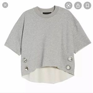 NWOT Kendall + Kylie White Sweatshirt